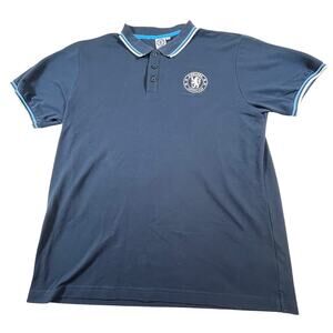 Chelsea Football Club Logo Official
Polo Shirt Blue Men’s Sz XL